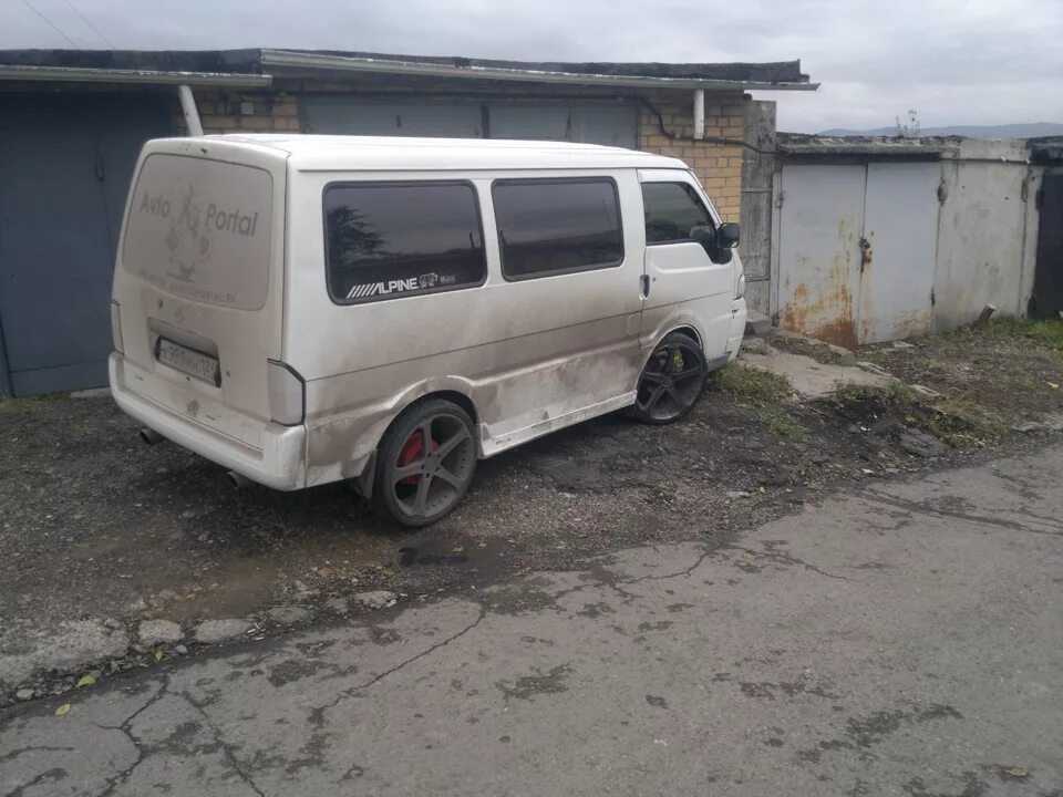 Ниссан ванет тюнинг примерка 20 тапочек)) подготовка к лету) - Nissan Vanette (4G), 1,8 л, 2004 года