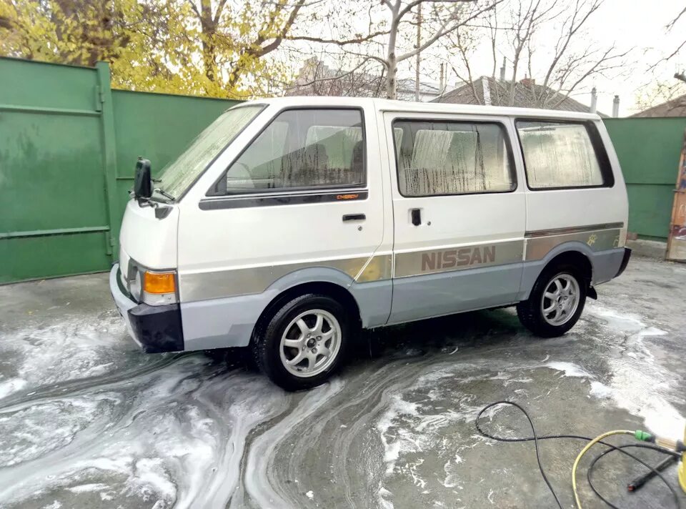 Ниссан ванетте фото 19. Подготовил к зиме - Nissan Vanette (1G), 1,2 л, 1986 года колёсные диски DRI