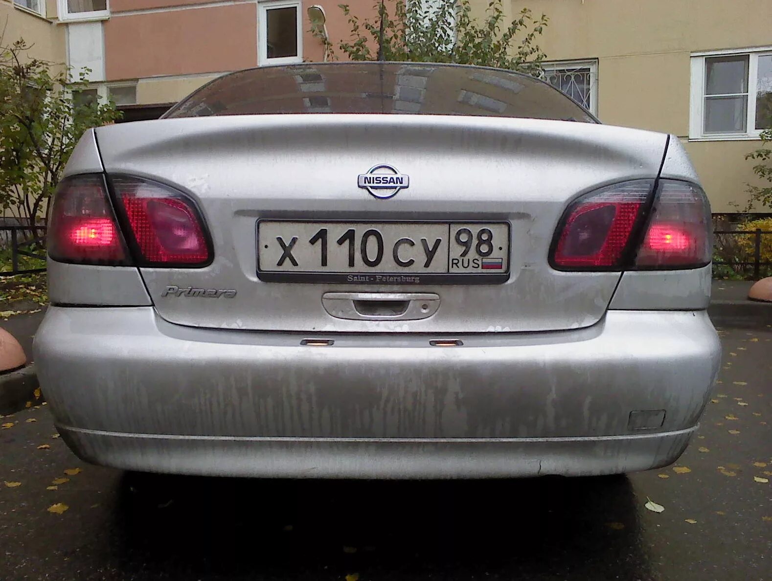 Ниссан вид сзади фото Ксенон в задний ход. Из ПТФ в задний ход. - Nissan Primera (P11-144), 1,8 л, 199