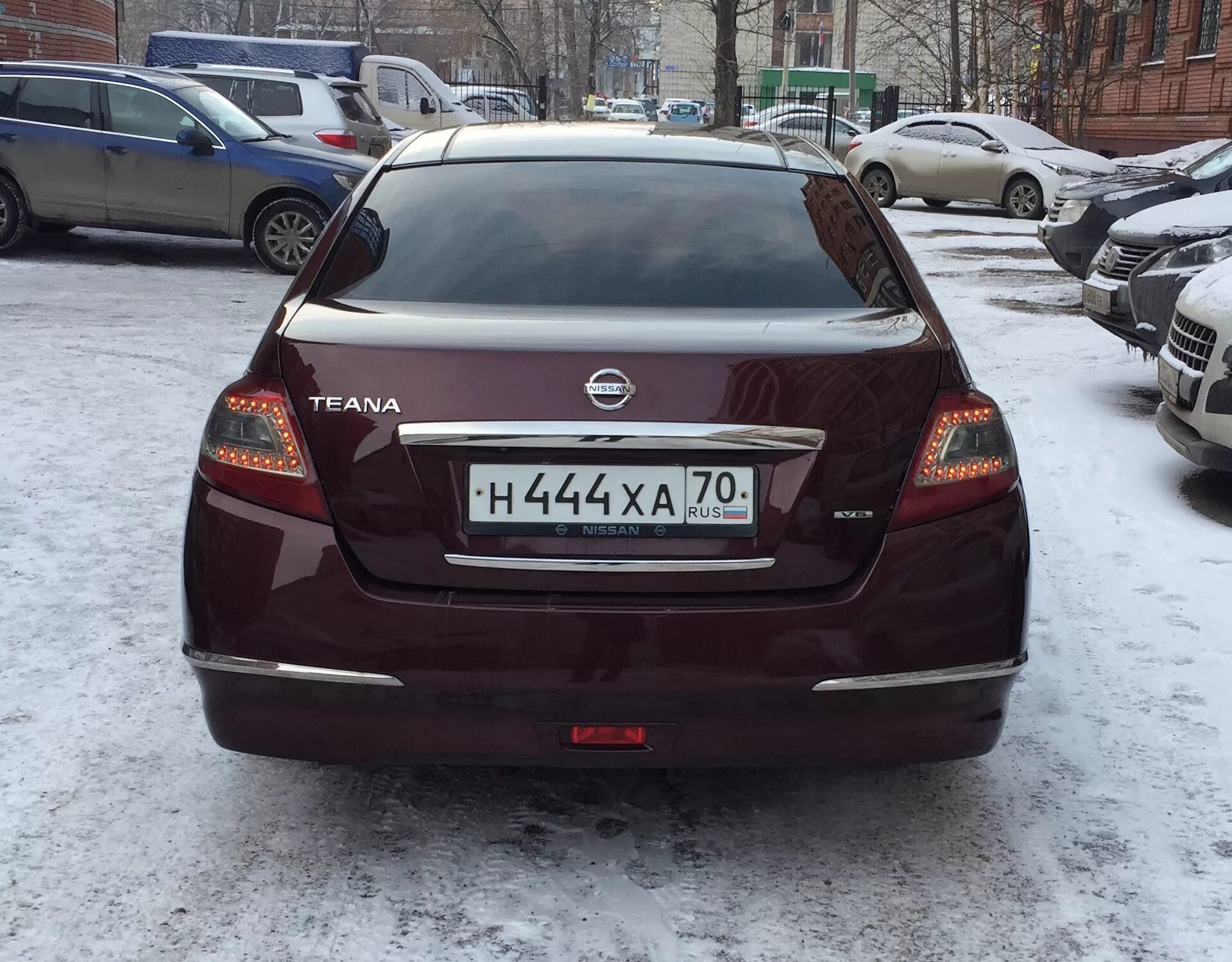 Ниссан вид сзади фото Тонирование задних фонарей - Nissan Teana (J32), 2,5 л, 2012 года стайлинг DRIVE