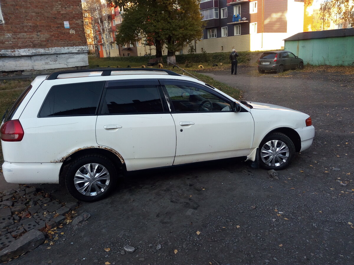 Ниссан вингроуд 2000 фото Купить б/у Nissan Wingroad II (Y11) 1.5 AT (105 л.с.) бензин автомат в Прокопьев