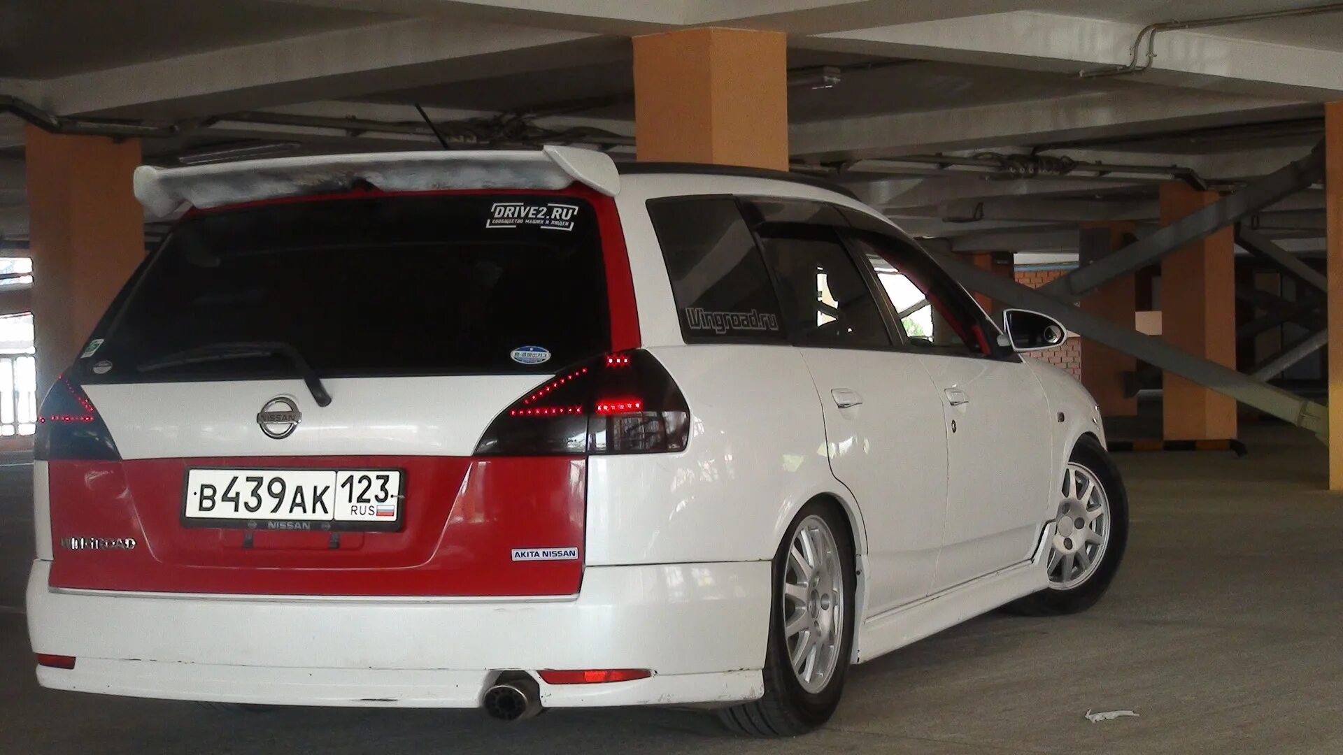 Ниссан вингроуд тюнинг Nissan Wingroad (Y11) 1.8 бензиновый 2001 Белый Красаучег ПНЕВМА! на DRIVE2