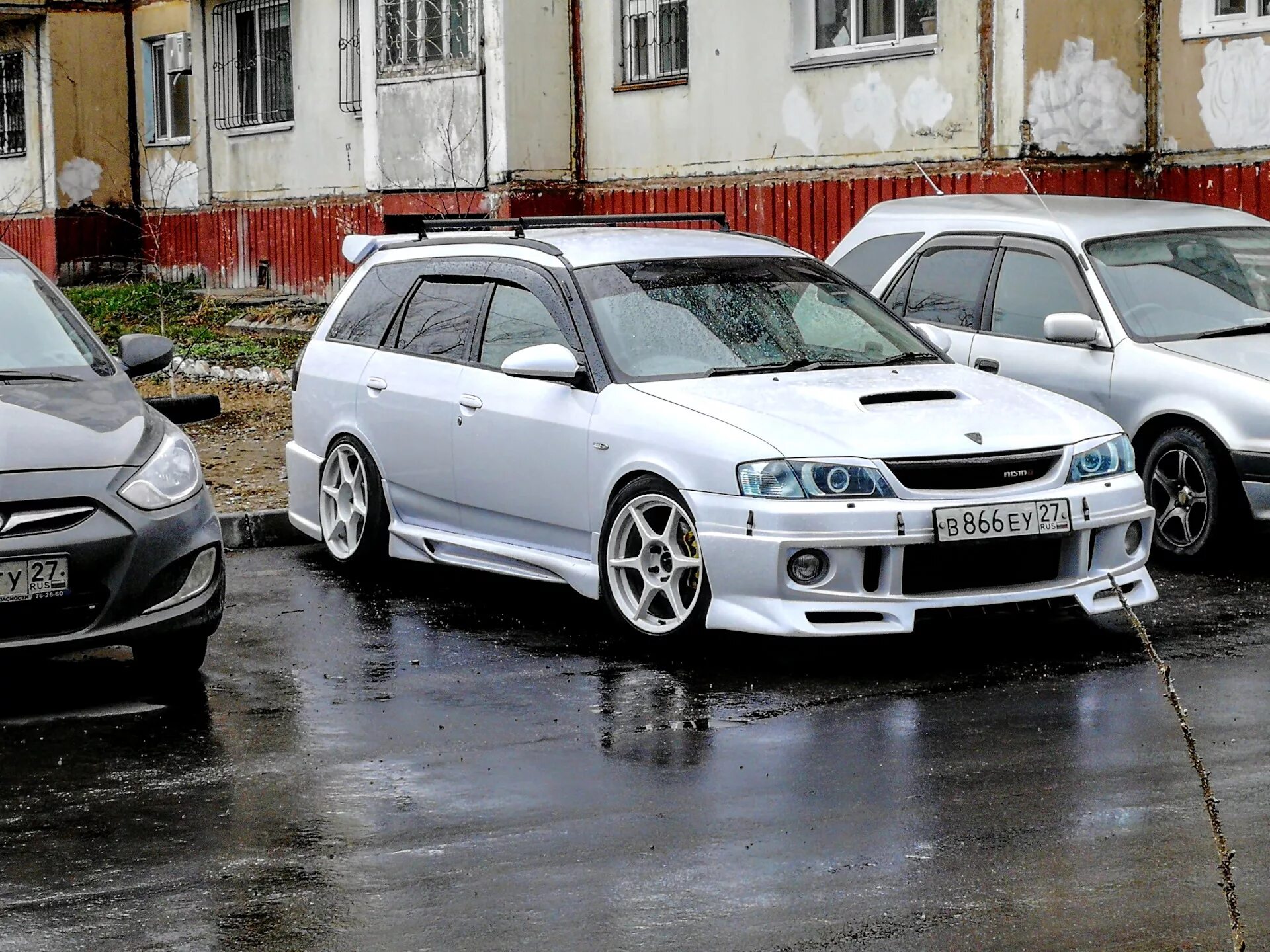 Ниссан вингроуд y11 тюнинг Надо фотать пока целая и низкая :)) - Nissan Wingroad (Y11), 2 л, 1999 года фото