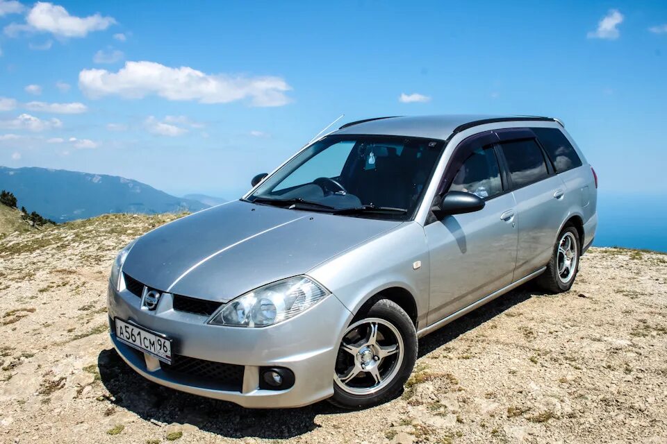Ниссан wingroad фото Поездка в Крым - Nissan Wingroad (Y11), 1,5 л, 2002 года путешествие DRIVE2