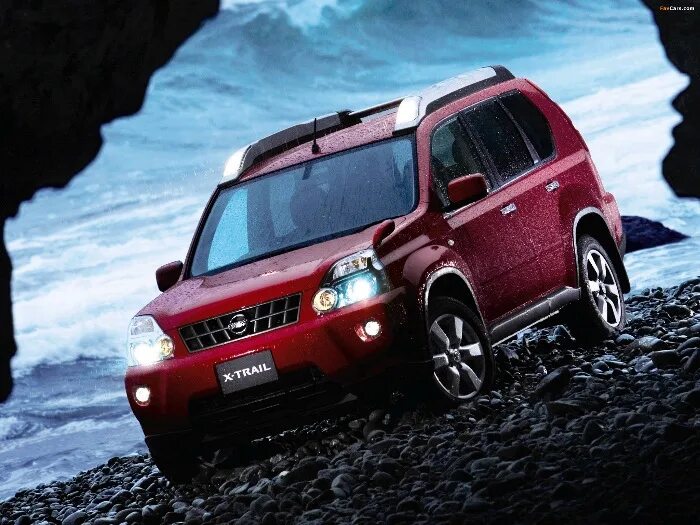 Ниссан x trail t31 фото Передние фары на Nissan X-Trail T31 - Nissan X-Trail II (t31), 2 л, 2010 года эл