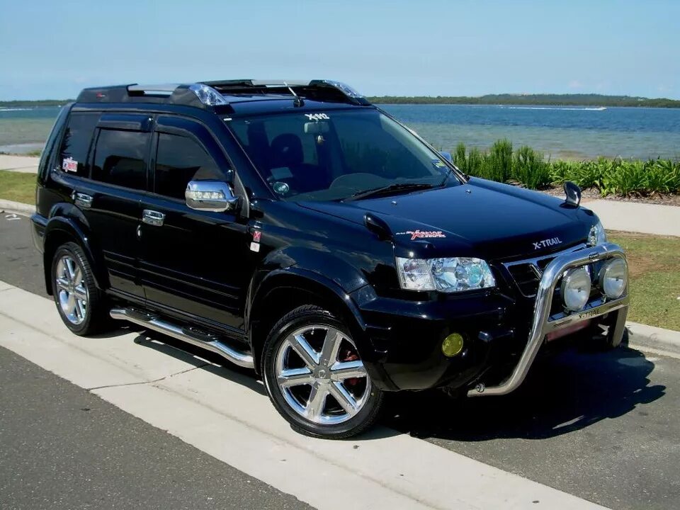 Ниссан x trail тюнинг Рейлинги vs Багажник с люстрой - Nissan X-Trail I (t30), 2,5 л, 2006 года тюнинг