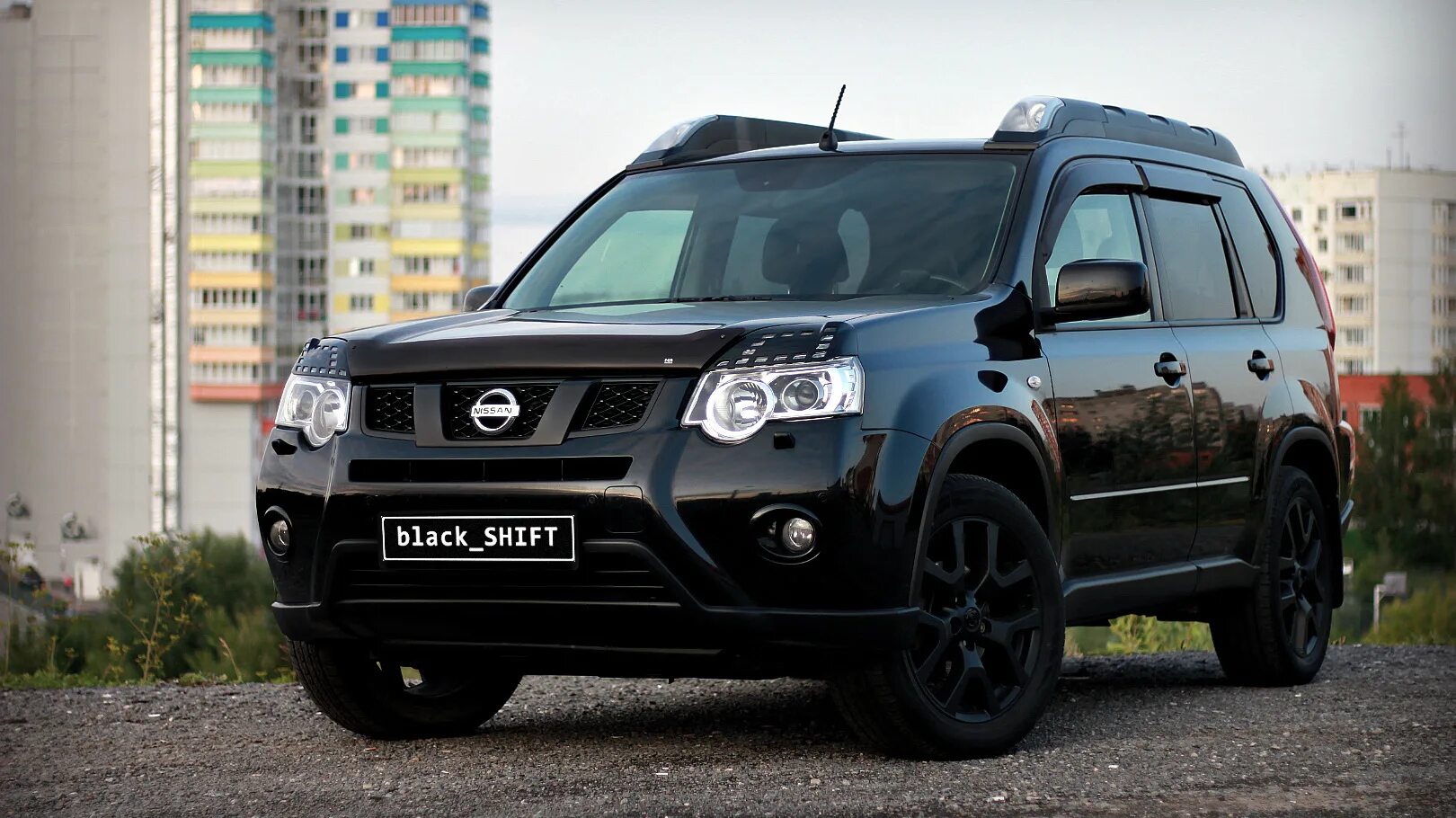 Ниссан x trail тюнинг Nissan X-Trail II (t31) 2.5 бензиновый 2011 ☠ black_SHIFT на DRIVE2