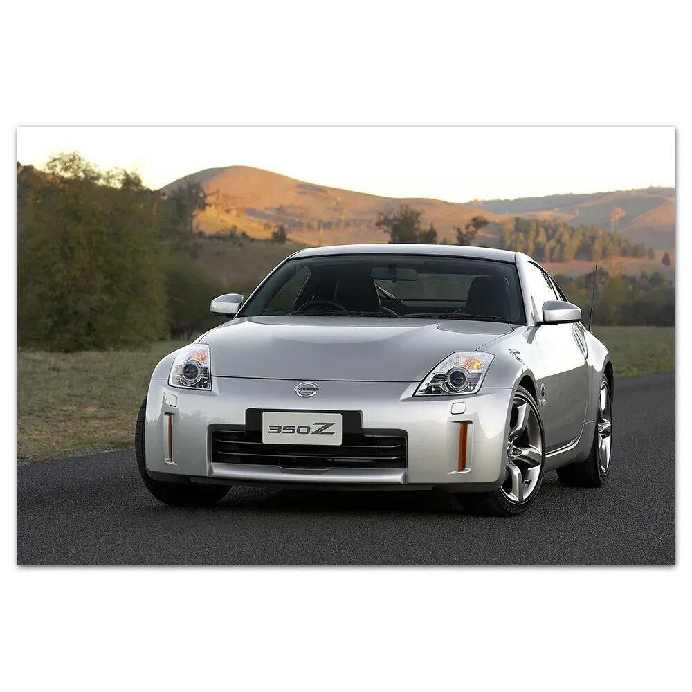 Ниссан z50 фото Плакат с автомобилями Nissan 350Z обои Декор для дома холст Декоративная Настенн