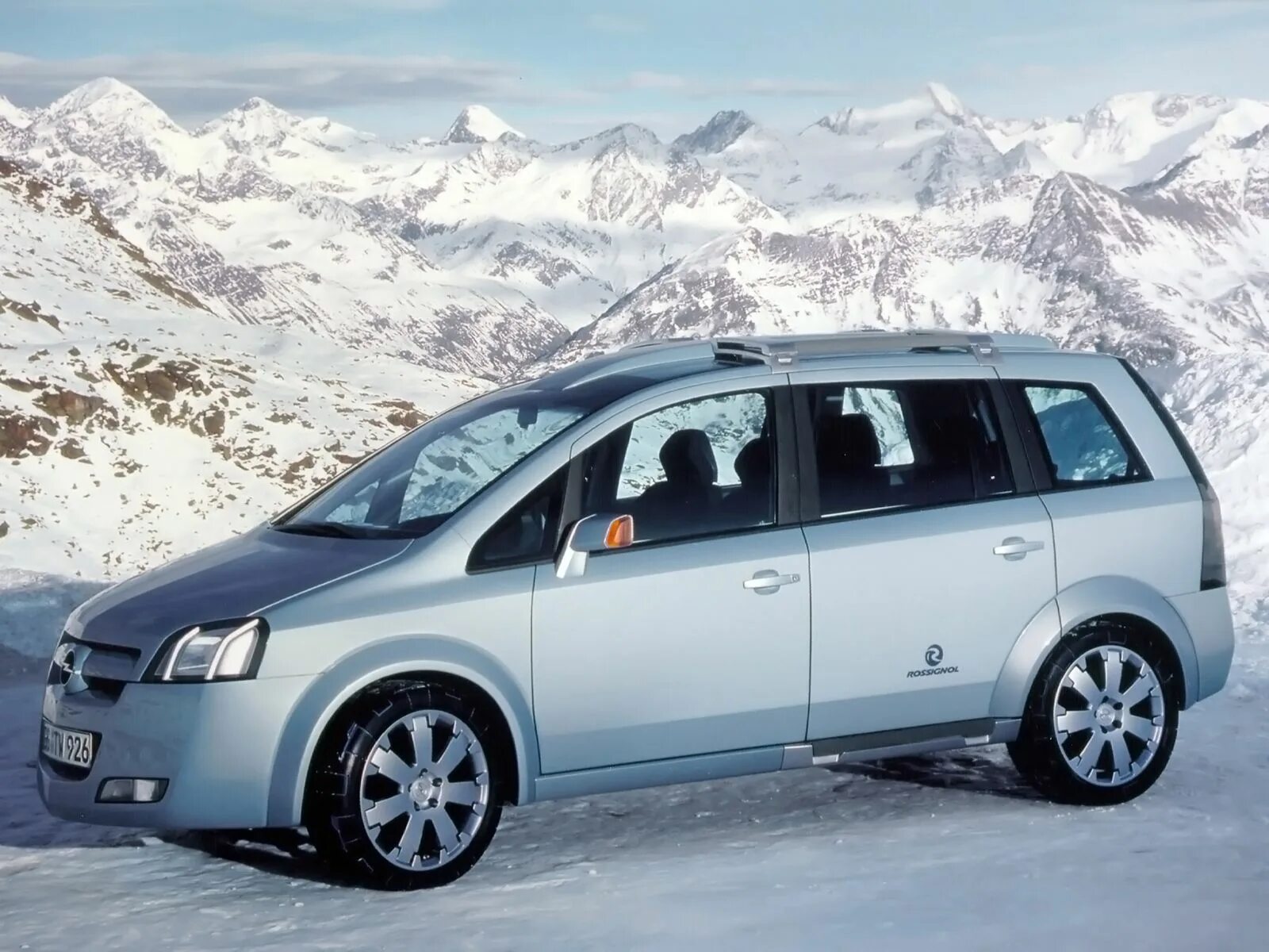 Ниссан зафира фото Opel Zafira Snowtrekker Concept (A) '2000 (avec images)