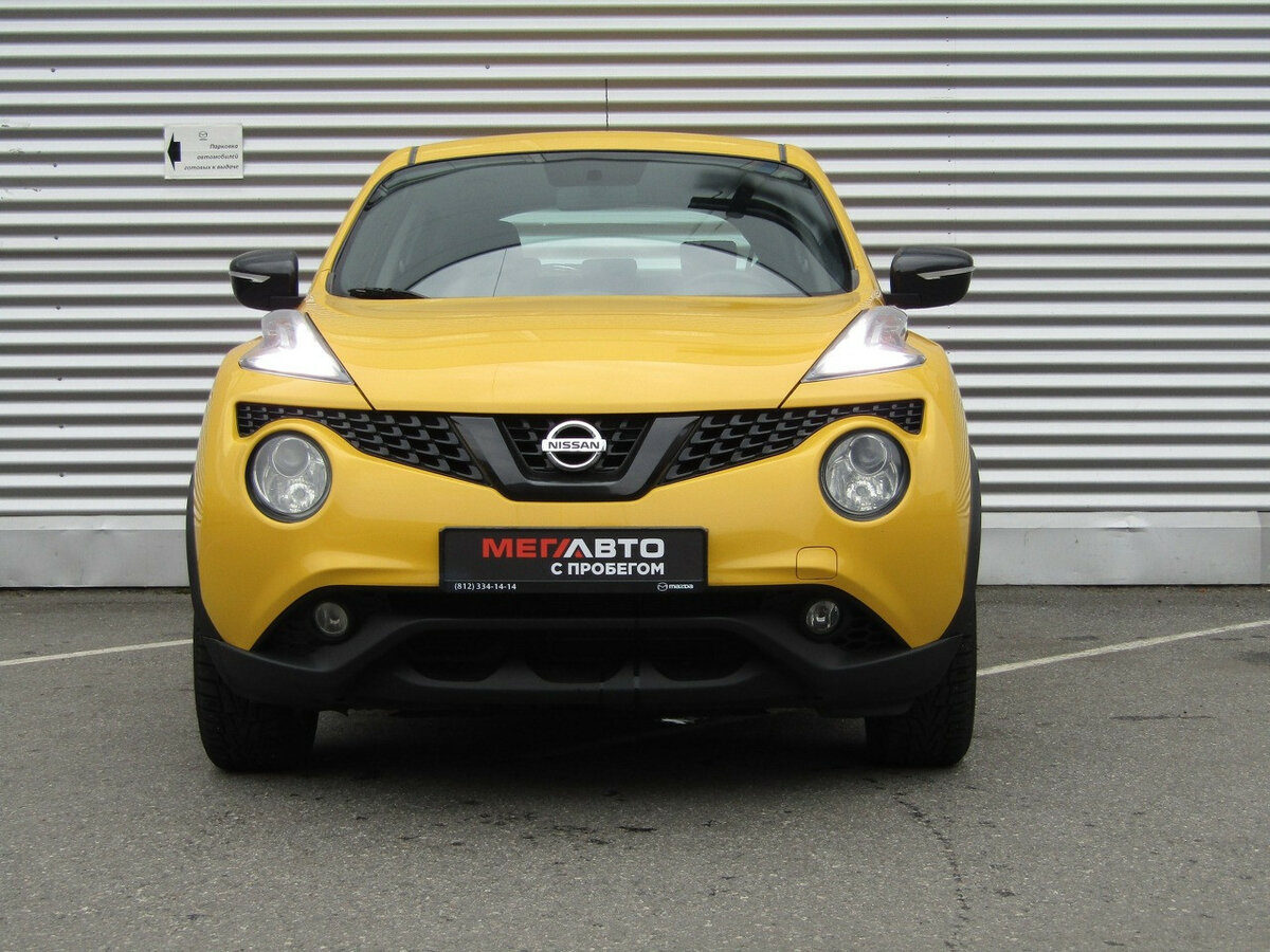 Ниссан желтый фото Купить б/у Nissan Juke I Рестайлинг 1.6 CVT (117 л.с.) бензин вариатор в Санкт-П
