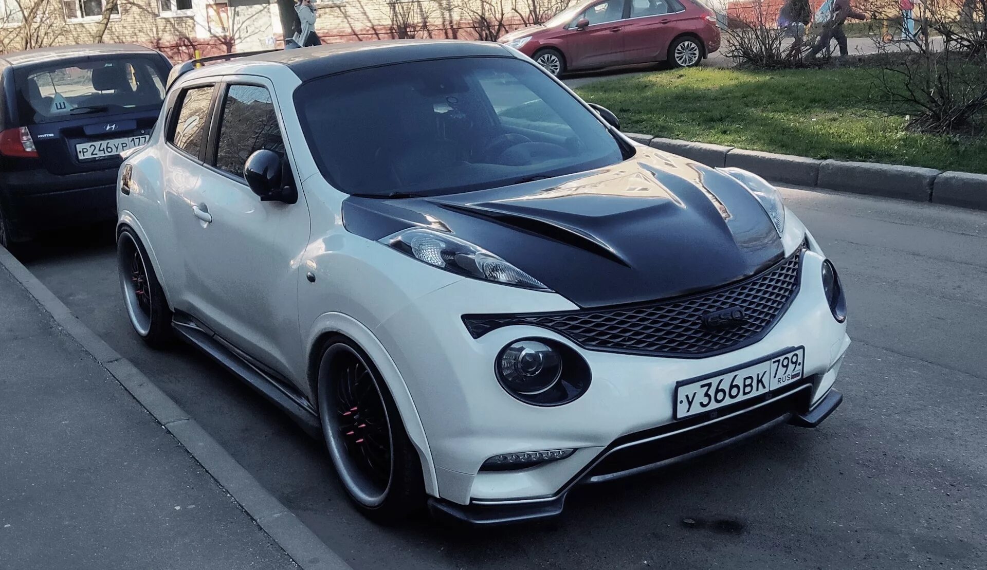 Ниссан жук белая тюнинг Подводка глаз - Nissan Juke (1G), 1,6 л, 2013 года стайлинг DRIVE2