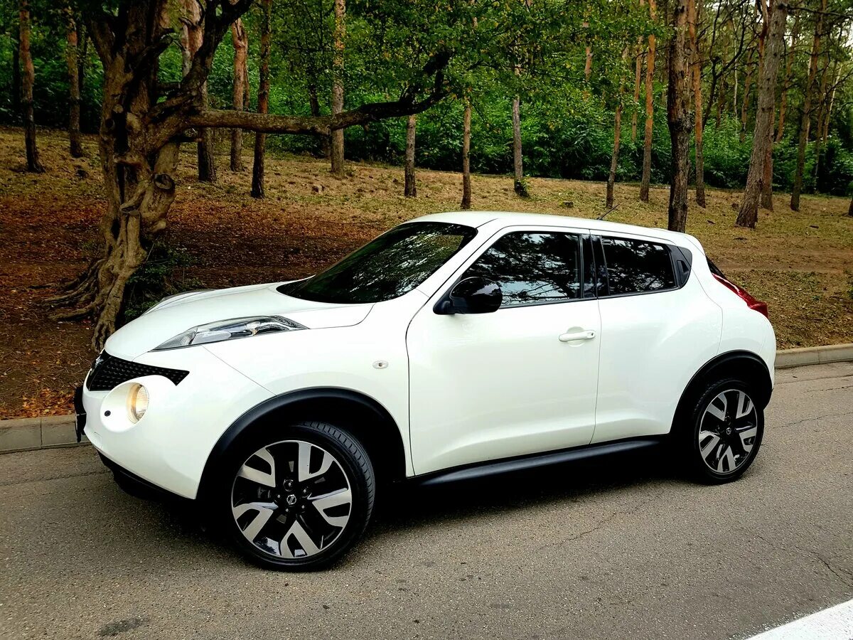 Ниссан жук белый фото Купить б/у Nissan Juke I 1.6 CVT (117 л.с.) бензин вариатор в Пятигорске: белый 