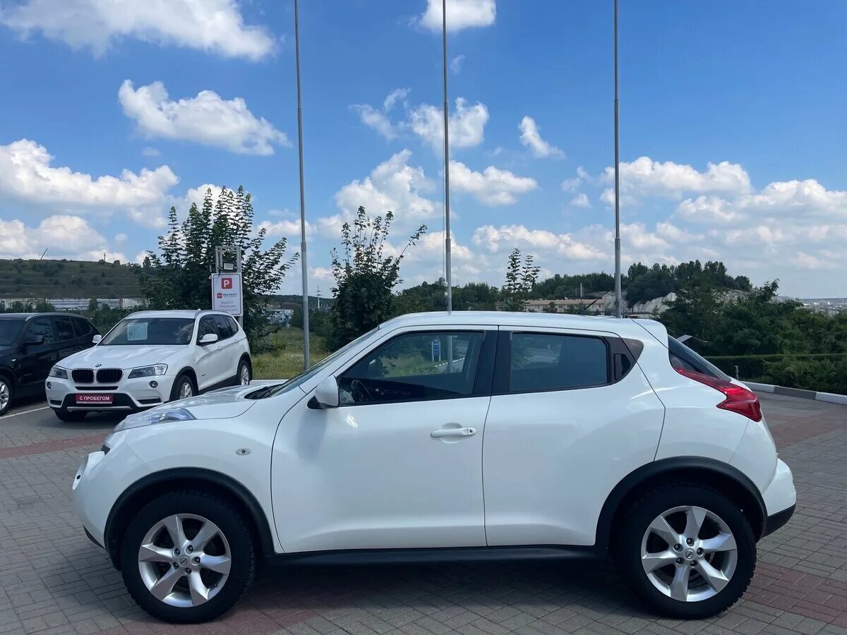 Ниссан жук белый фото Купить б/у Nissan Juke I 1.6 MT (117 л.с.) бензин механика в Белгороде: белый Ни