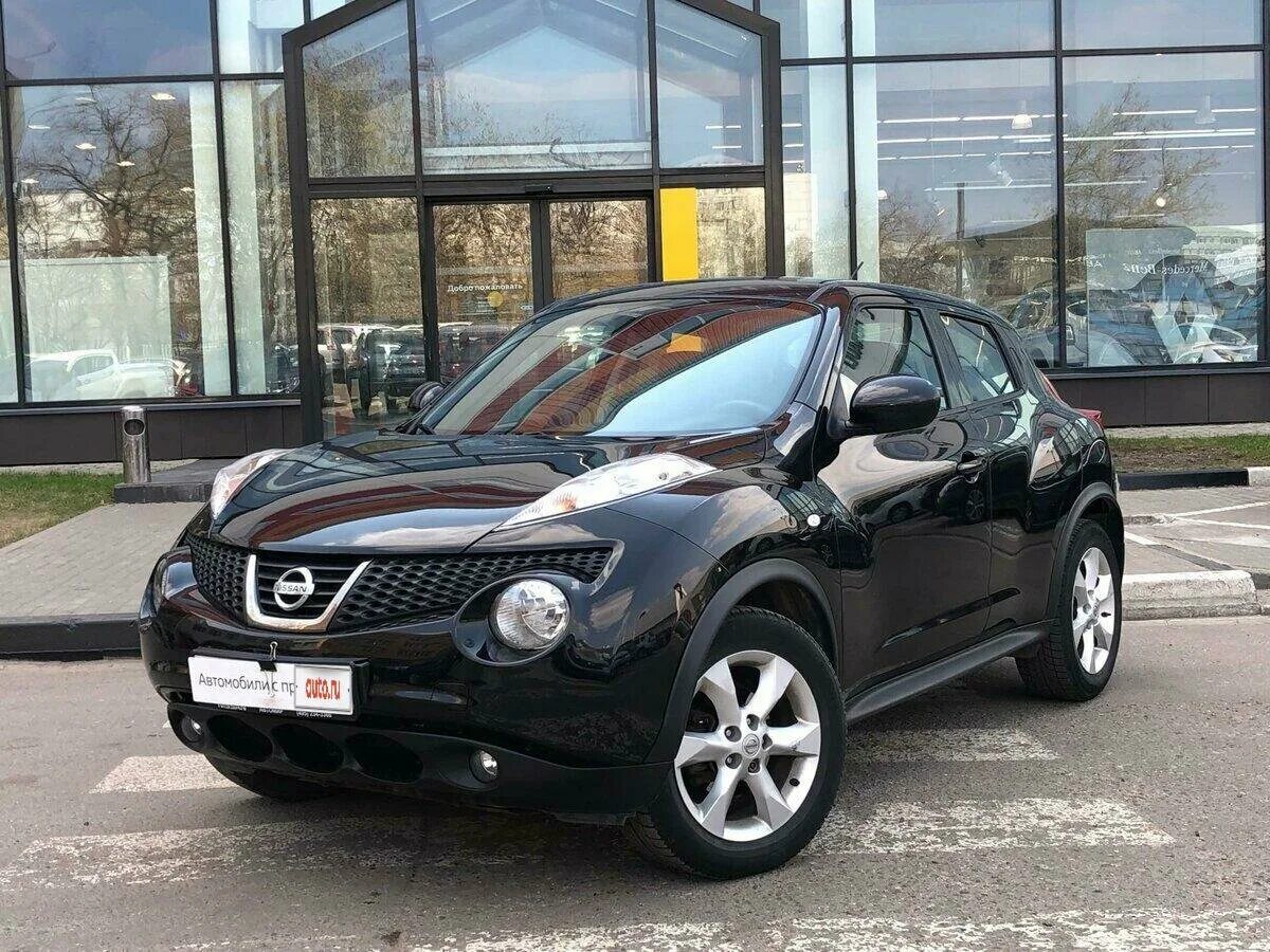 Ниссан жук черный фото Купить б/у Nissan Juke I 1.6 CVT (117 л.с.) бензин вариатор в Сургуте: чёрный Ни