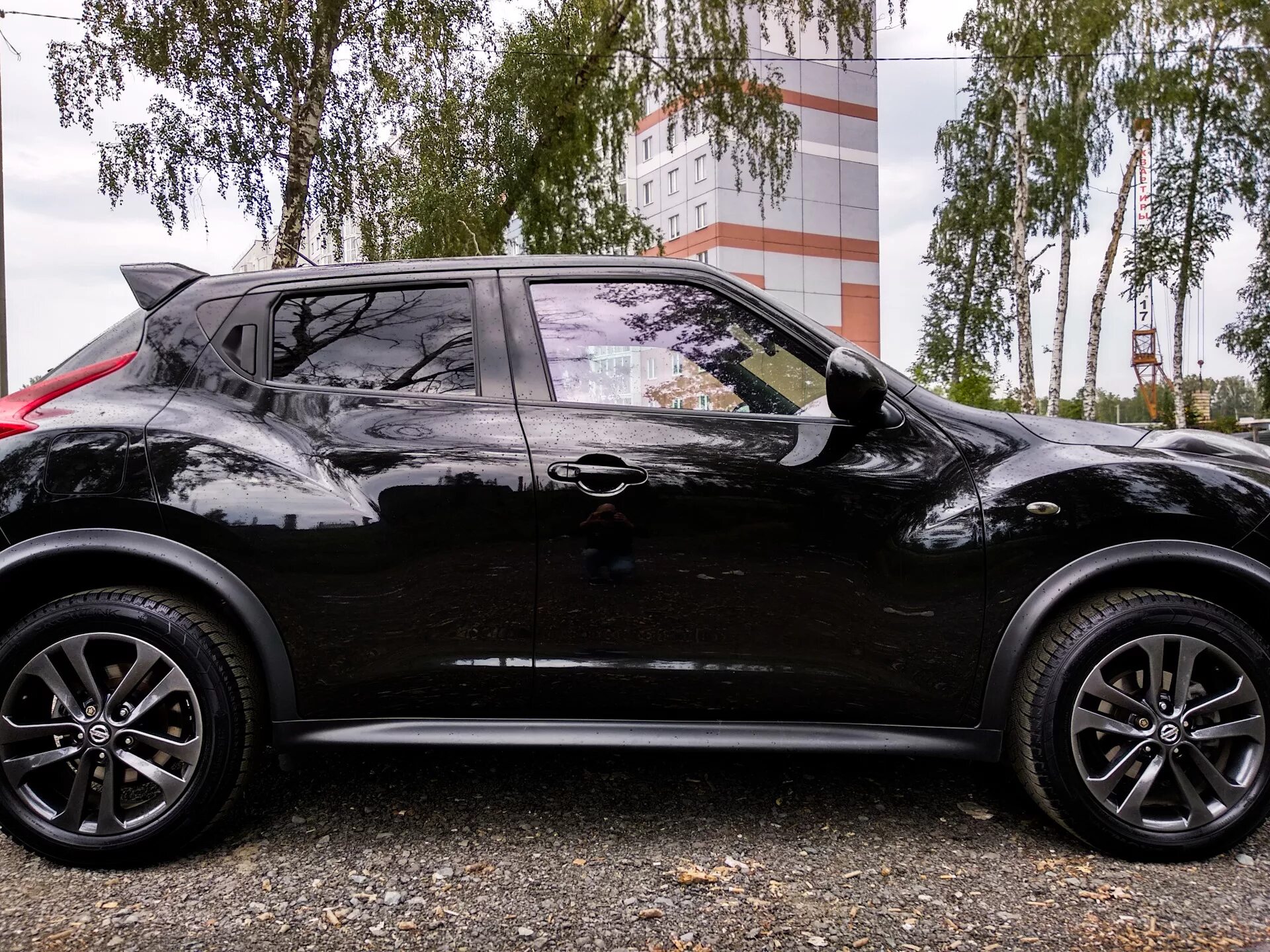 Ниссан жук диски фото Покраска дисков + новая резина. - Nissan Juke (1G), 1,6 л, 2014 года колёсные ди