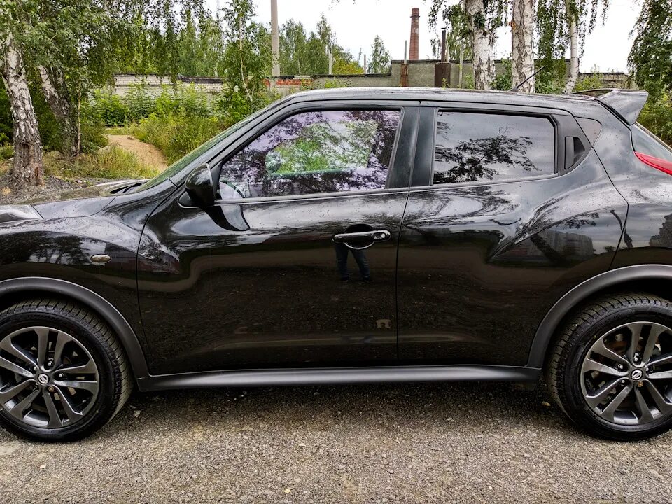 Ниссан жук диски фото Покраска дисков + новая резина. - Nissan Juke (1G), 1,6 л, 2014 года колёсные ди