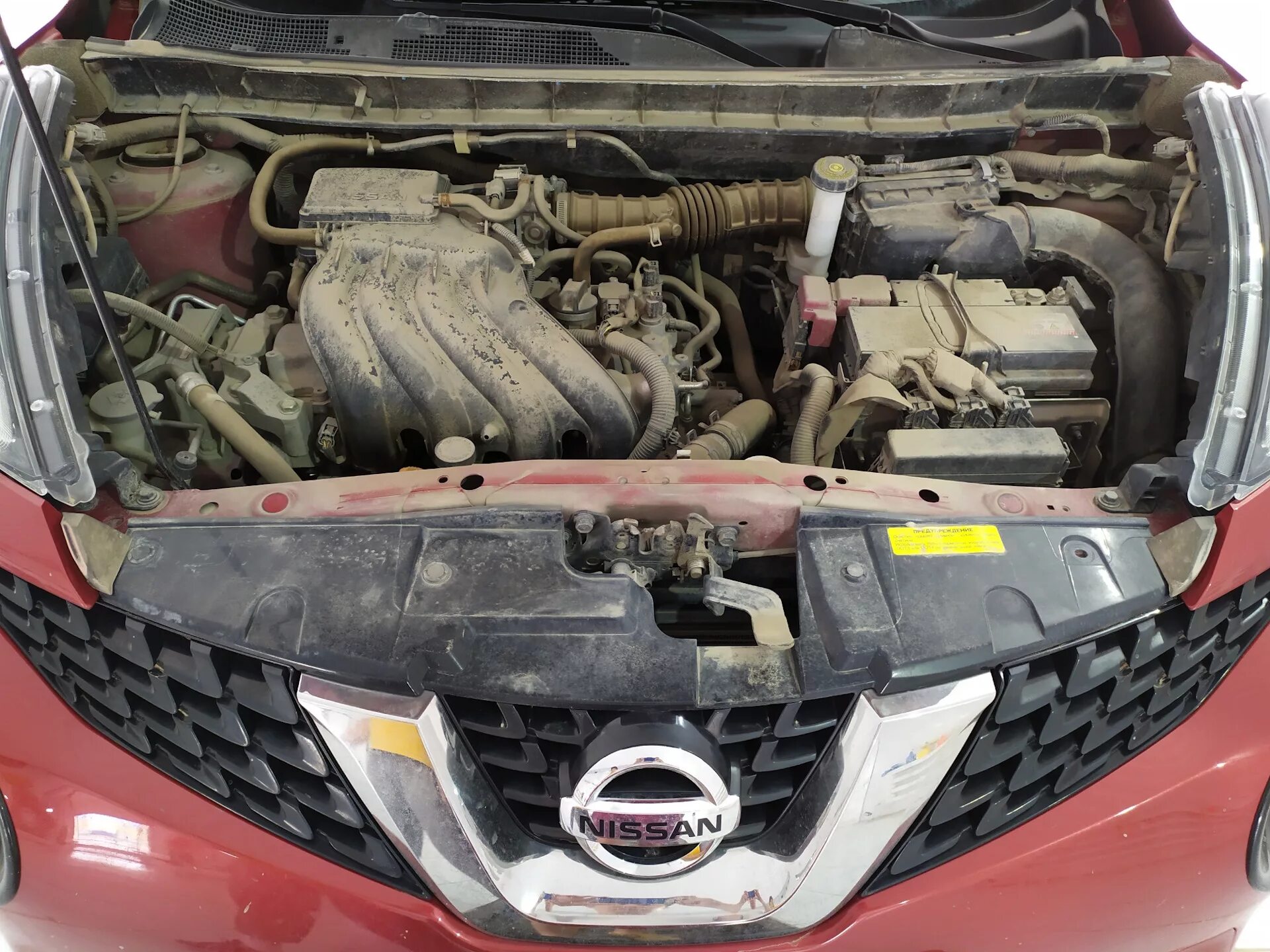 Ниссан жук фото под капотом Мытья моторного отсека - Nissan Juke (1G), 1,6 л, 2014 года мойка DRIVE2
