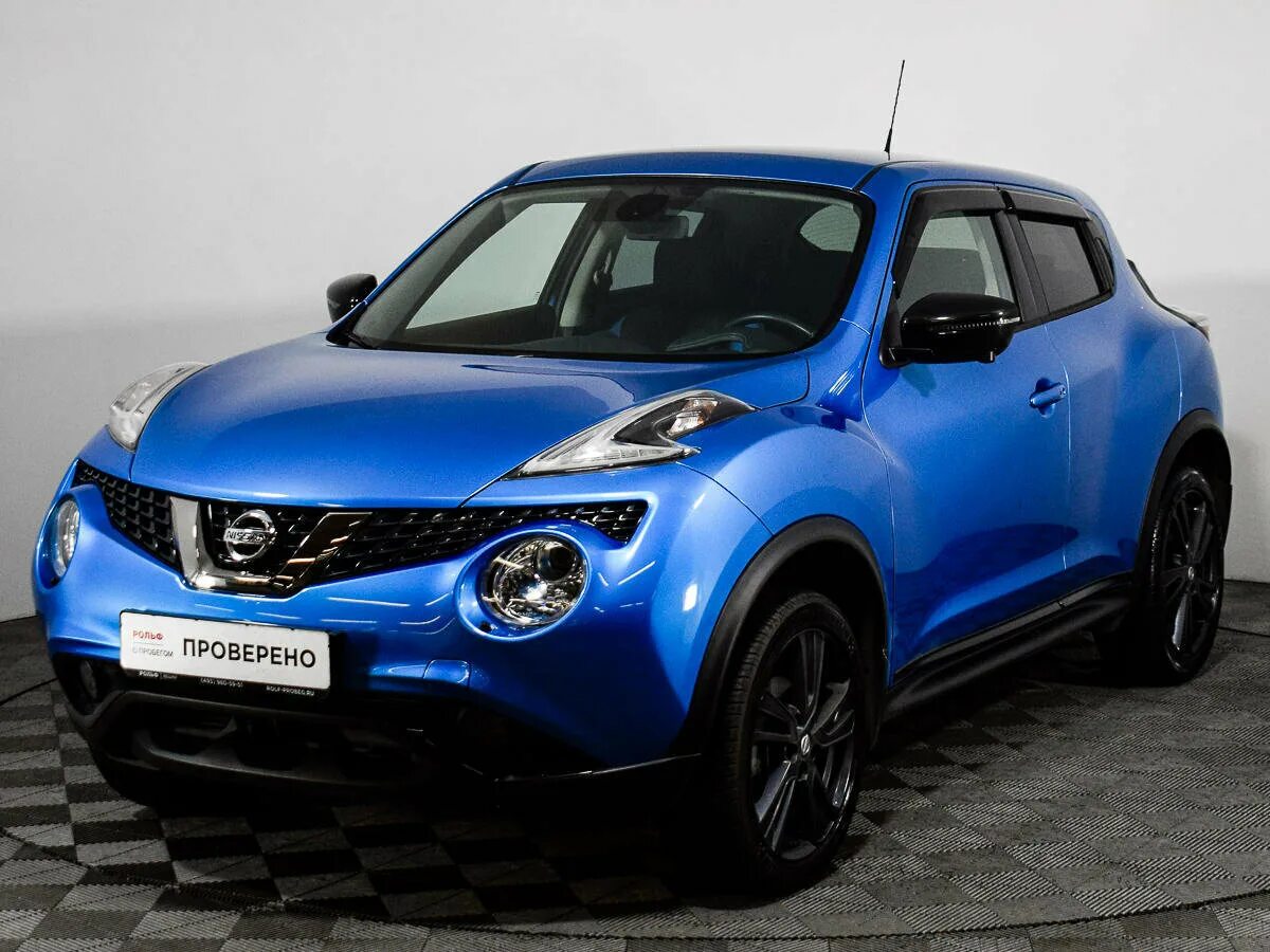 Ниссан жук синий фото Купить б/у Nissan Juke I Рестайлинг 1.6 CVT (117 л.с.) бензин вариатор в Москве: