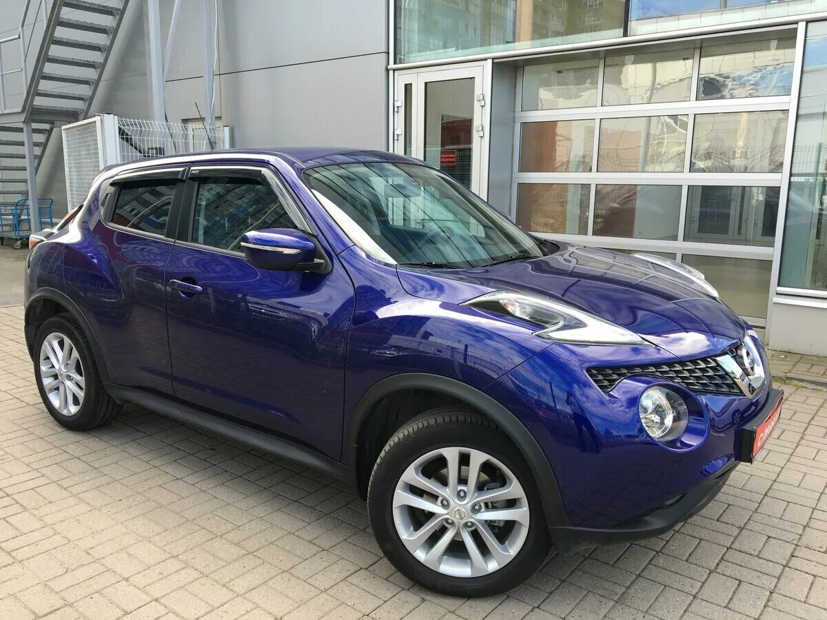 Ниссан жук синий фото Купить б/у Nissan Juke I Рестайлинг 1.6 CVT (117 л.с.) бензин вариатор в Санкт-П