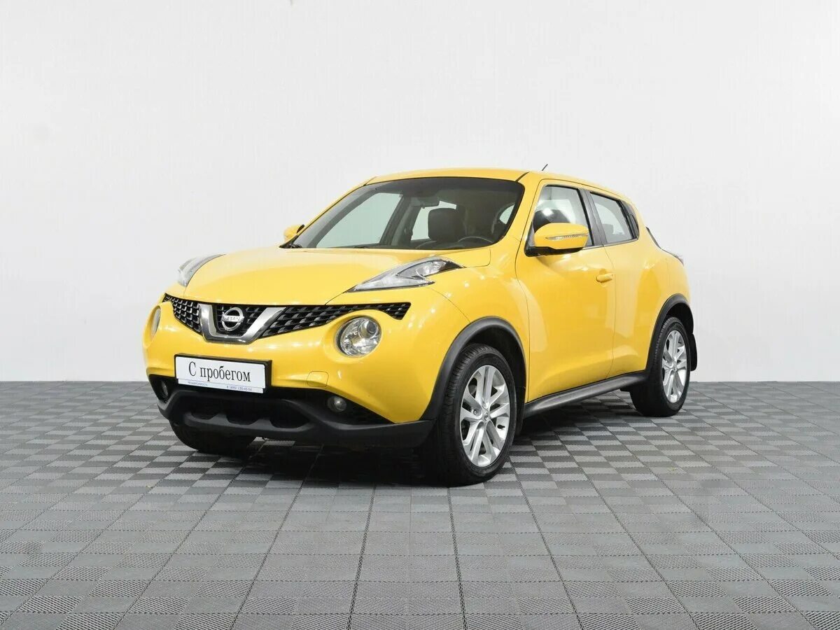 Ниссан жук желтый фото Купить б/у Nissan Juke I Рестайлинг 1.6 CVT (117 л.с.) бензин вариатор в Москве: