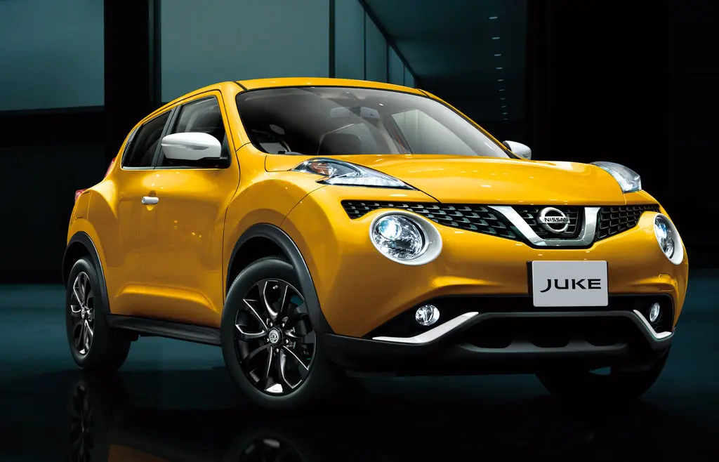 Ниссан жук желтый фото Популярные модели Nissan с аукционов Японии: AD, NV200, Juke, March, Note, X-Tra