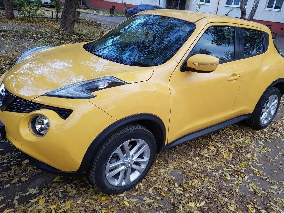 Ниссан жук желтый фото Купить б/у Nissan Juke I Рестайлинг 1.6 CVT (117 л.с.) бензин вариатор в Оренбур