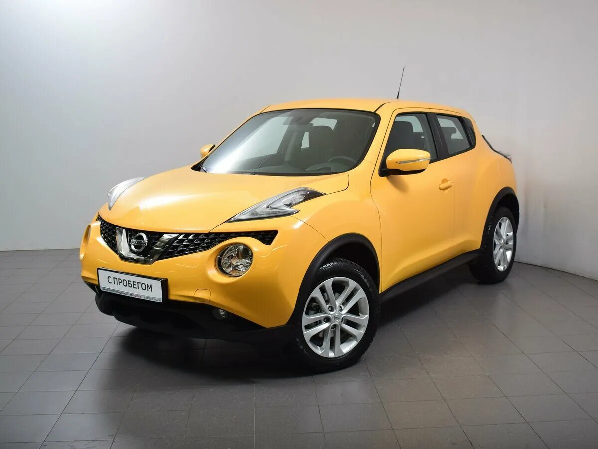 Ниссан жук желтый фото Купить б/у Nissan Juke I Рестайлинг 1.6 CVT (117 л.с.) бензин вариатор в Санкт-П