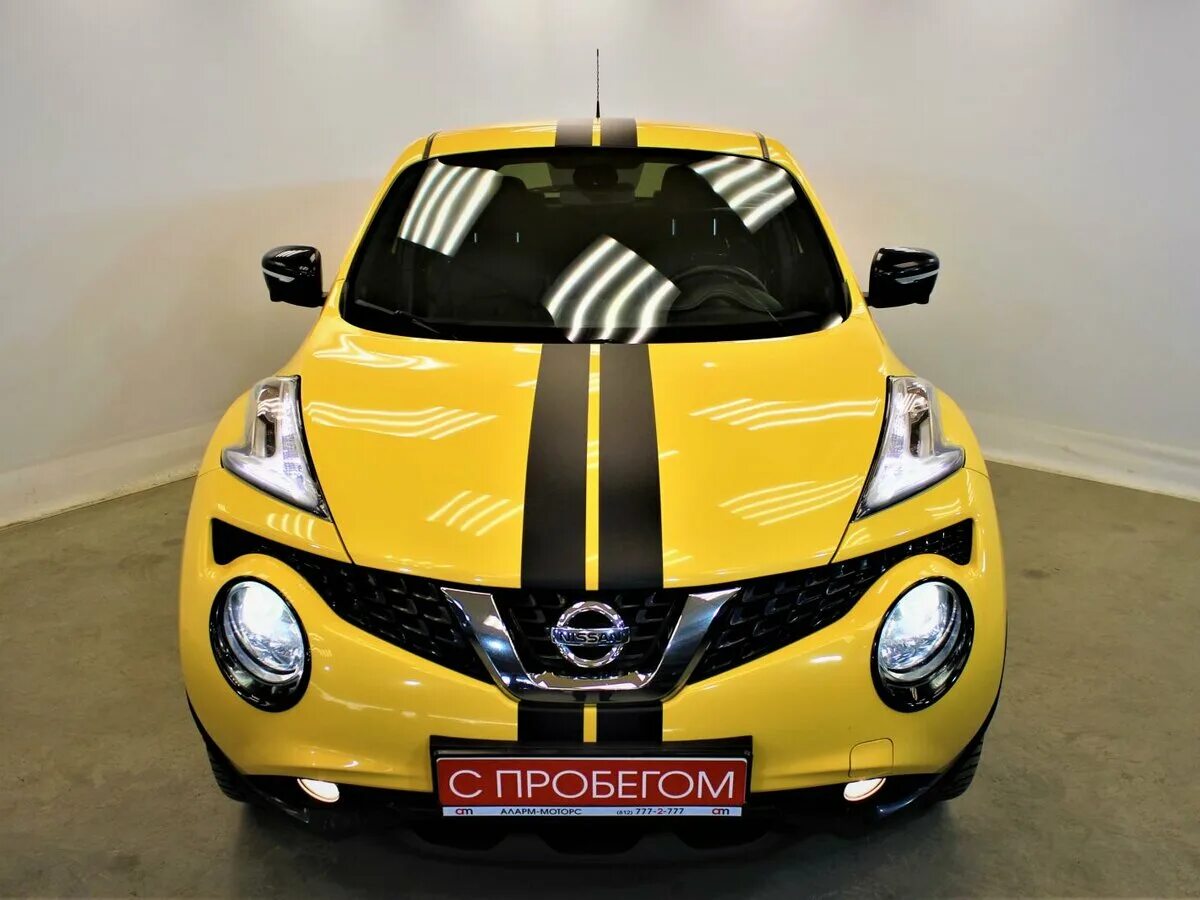 Ниссан жук желтый фото Купить б/у Nissan Juke I Рестайлинг 1.6 CVT (117 л.с.) бензин вариатор в Санкт-П