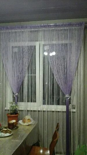 Нитяные шторы на кухню фото Шторы Для дома. Шторы и карнизы