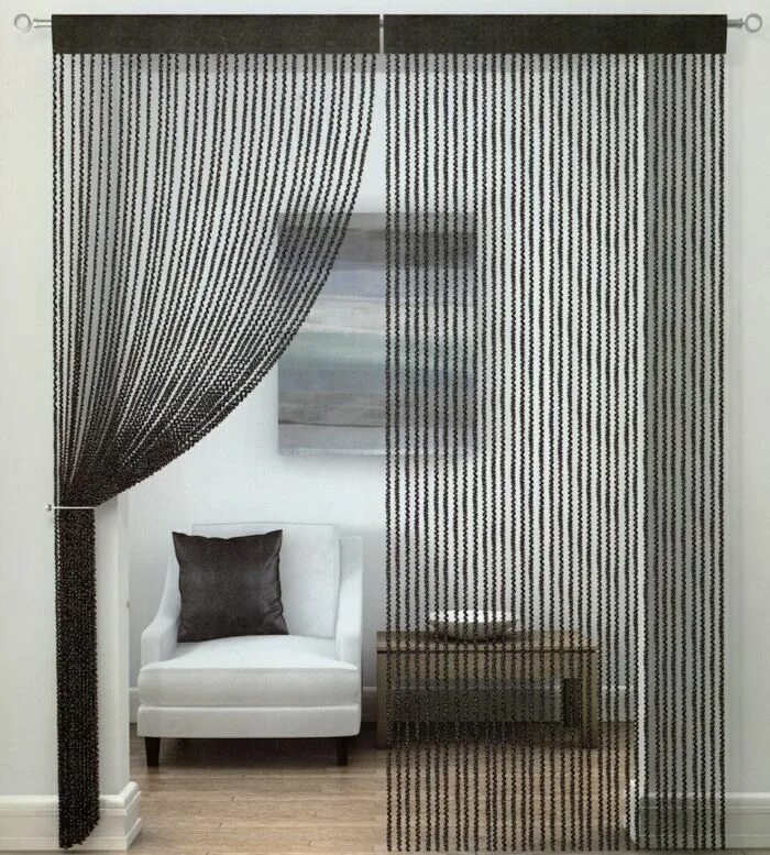Нитяные шторы в интерьере Fadenvorhang als tolles Accessoire,Raumteiler oder nur als Dekoration? String cu