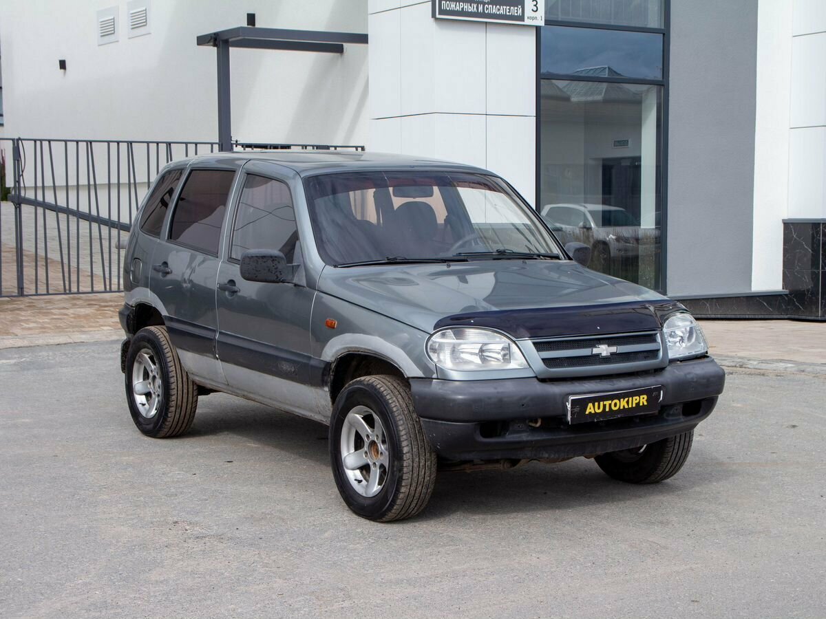 Нива 2006 года фото Купить б/у Chevrolet Niva I 1.7 MT (80 л.с.) 4WD бензин механика в Тюмени: серый