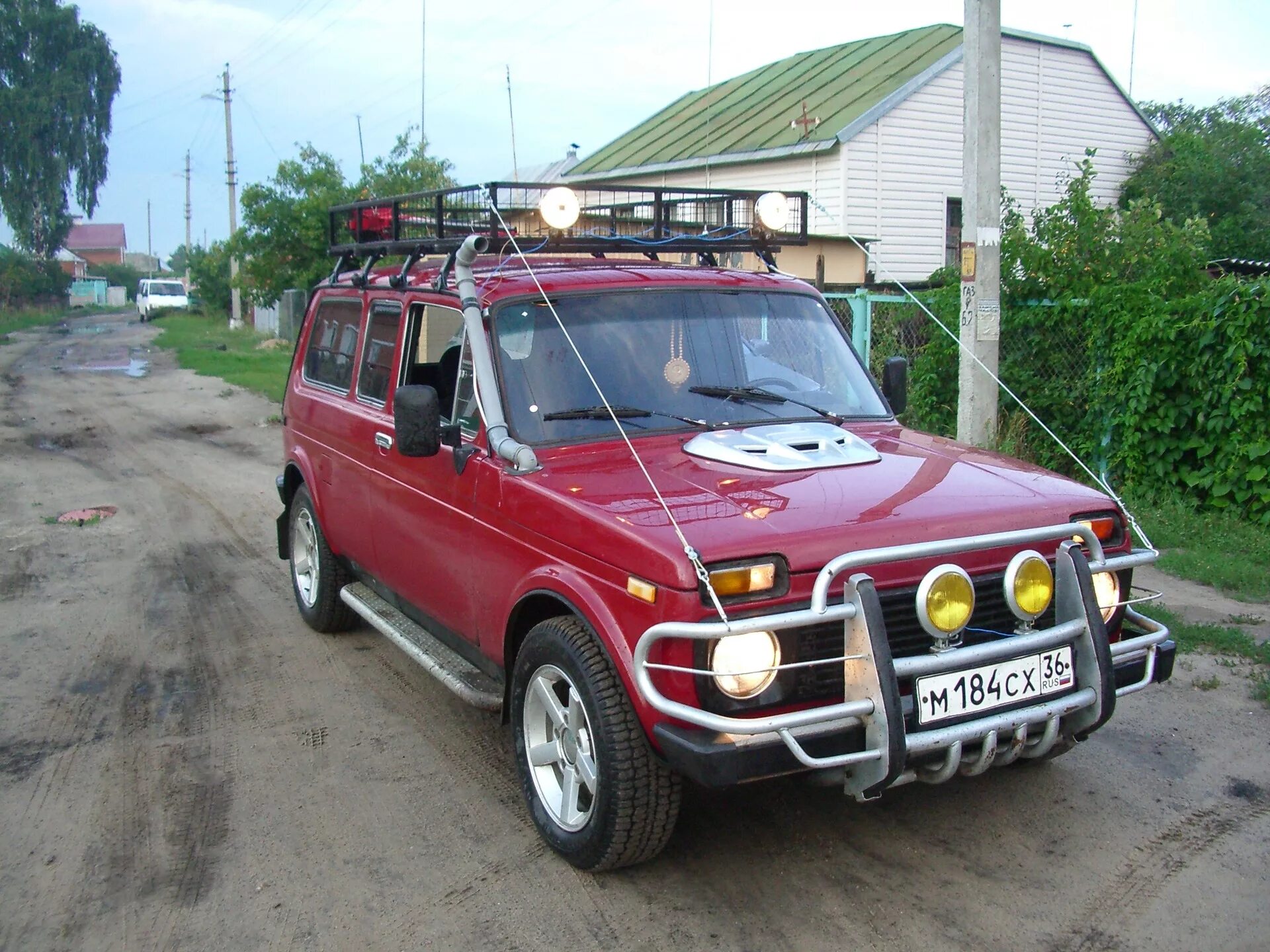 Нива 21213 тюнинг своими руками фото Веткоотбойники, подключение фар - Lada 2129, 1,7 л, 1995 года аксессуары DRIVE2