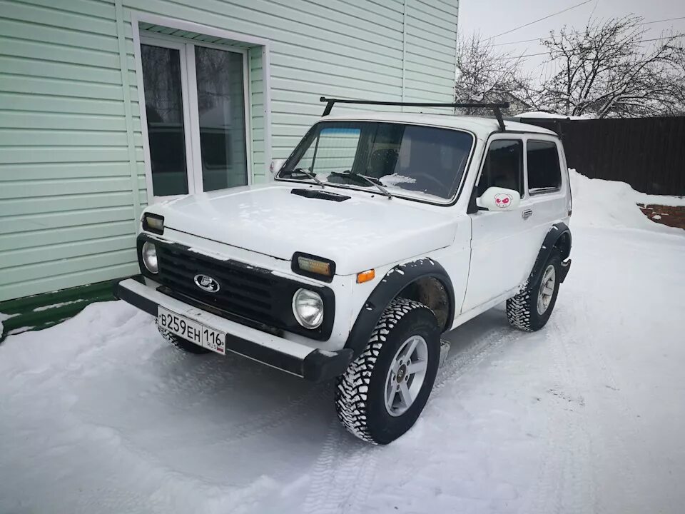 Нива 21214 фото Установка лаптеров и решетки урбан. - Lada 4x4 3D, 1,7 л, 1985 года стайлинг DRI