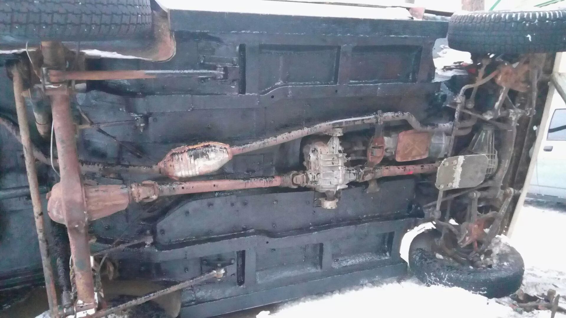 Нива 21214 фото днища Восстановление кузова: обработка силового днища -Часть 4 - Lada 4x4 3D, 1,6 л, 1