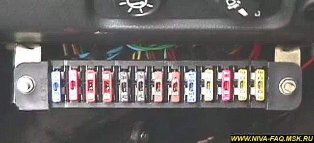 Нива 21214 предохранители в салоне схема расположения Доп. +12V от аккумулятора в салон (на прикуриватель, ЭСП и т.п.