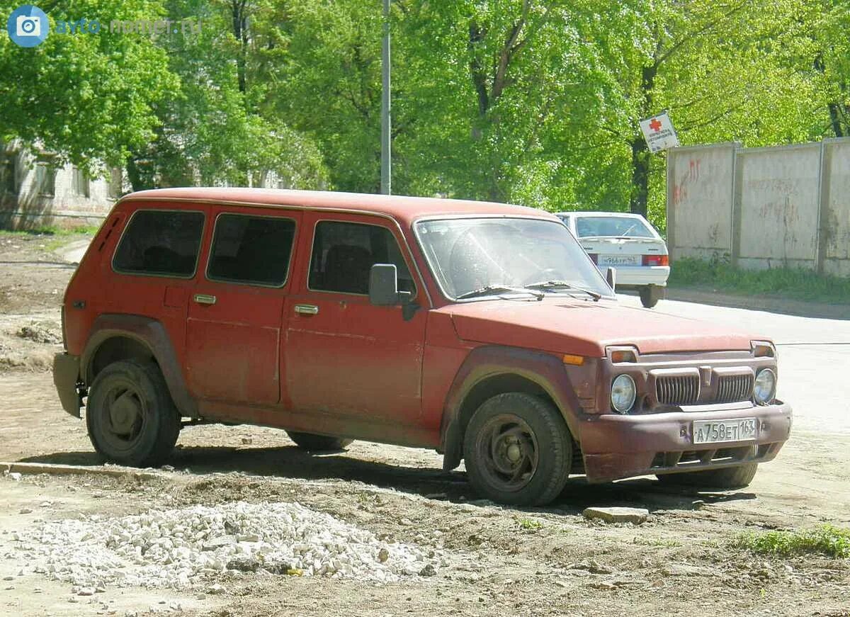 Нива 2130 фото "а 758 ет 163" фото ВАЗ (Lada) 2121 Нива. Россия