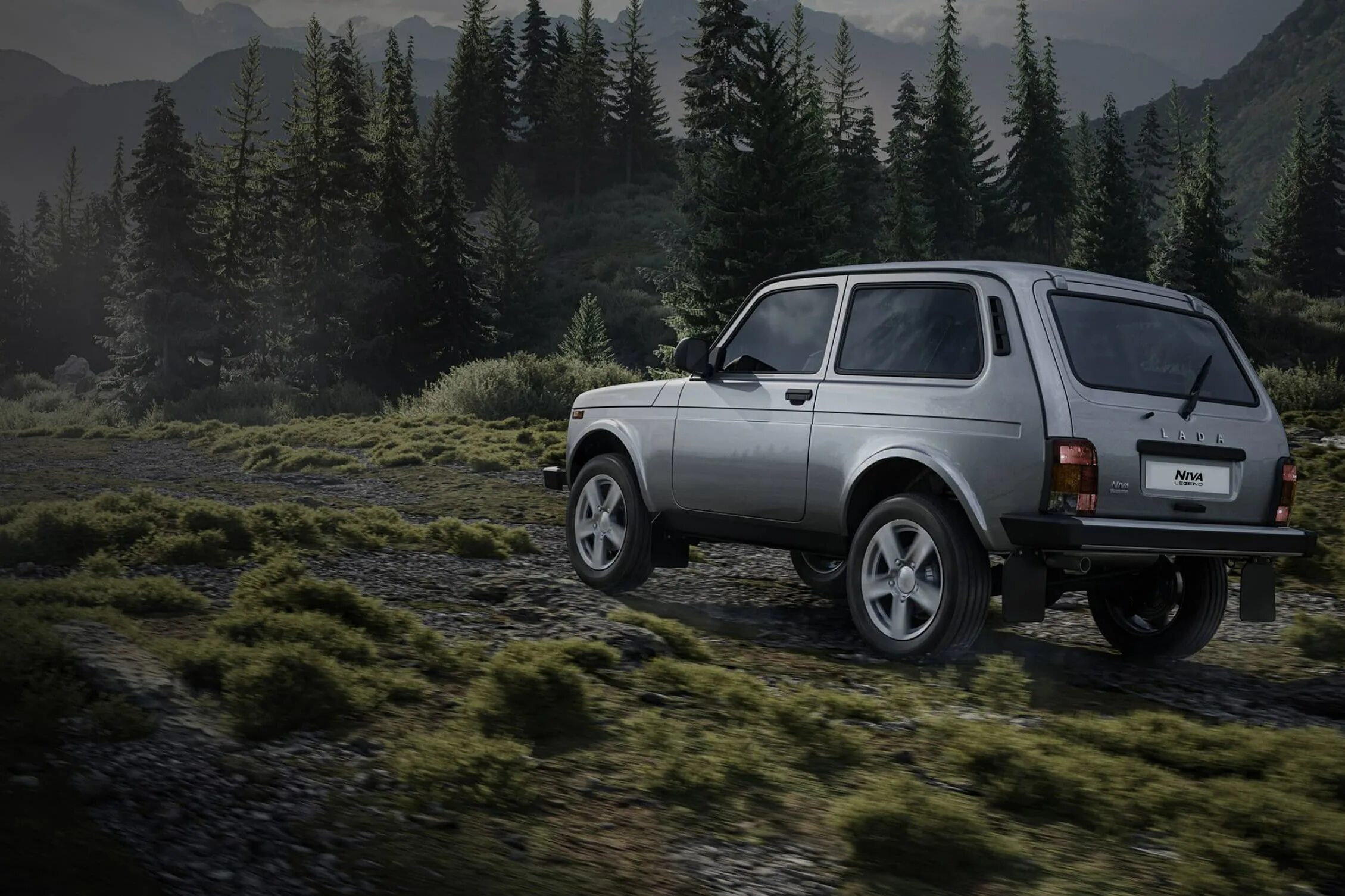 Нива 3 фото LADA Niva Legend 3 дв. 2024 - фото в новом кузове: салон, вид снаружи, багажник