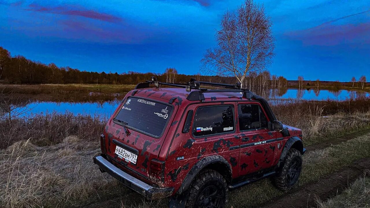Нива 3д фото Lada 4x4 3D 1.7 бензиновый 1997 "Красненькая" на DRIVE2