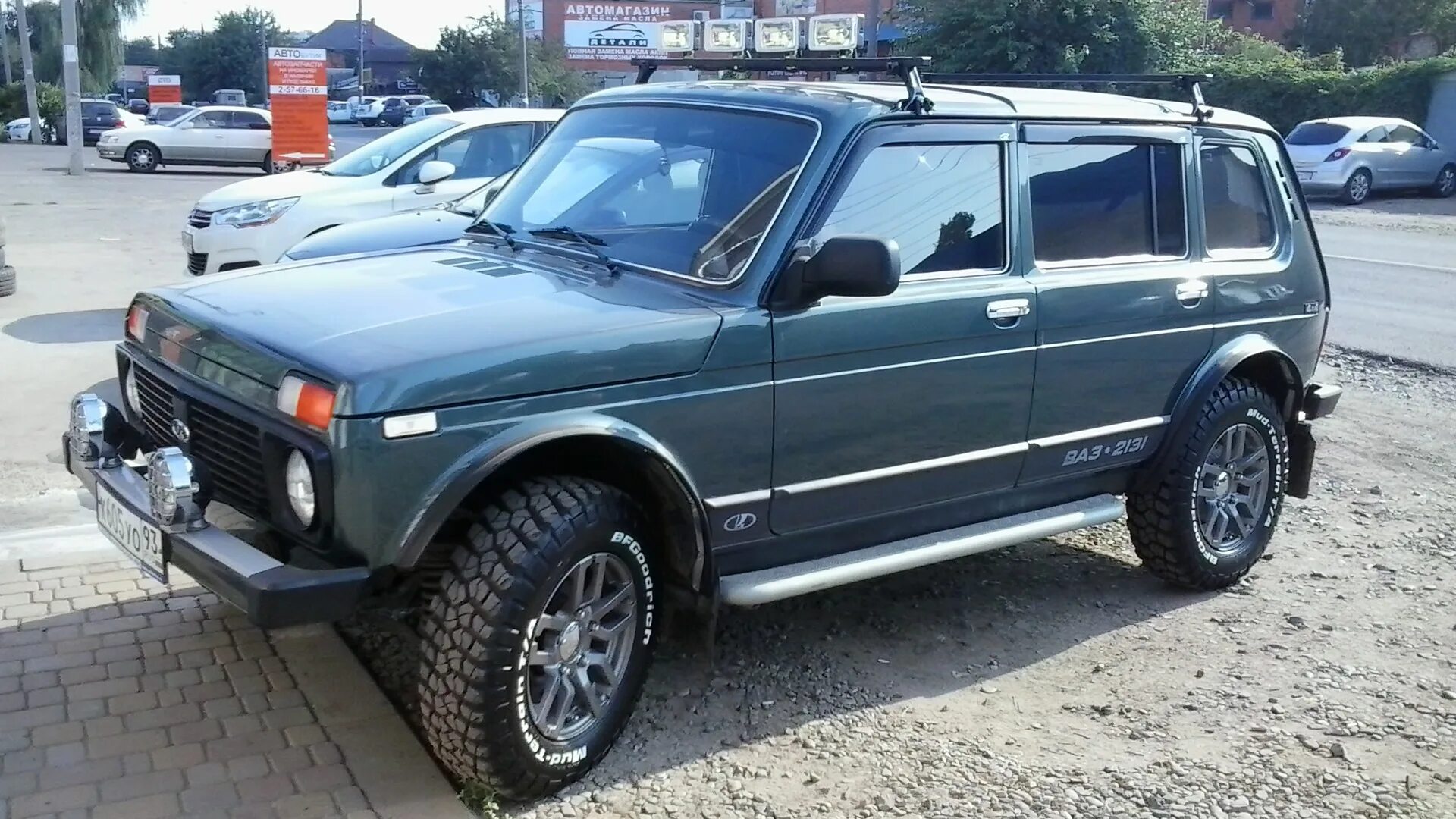 Нива 5 дверная тюнинг для бездорожья Lada 2131 1.7 бензиновый 2011 KROK1978 на DRIVE2