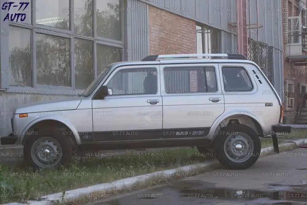 Нива 5ти дверная фото Рейлинги на крышу для Lada Niva 4x4 / Лада Нива 4х4 хранение и перевозка вещей, 