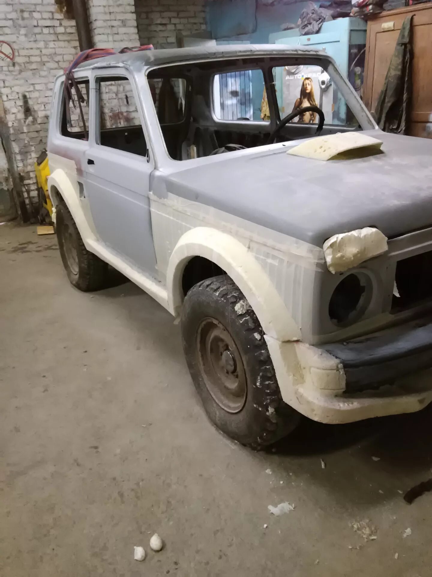 Нива арки тюнинг Расширил арки, бампера от 2115 - Lada 4x4 3D, 1,6 л, 1990 года тюнинг DRIVE2