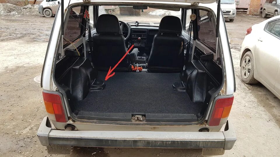 Нива багажник салона фото Органайзер в багажник. - Lada 4x4 3D, 1,7 л, 2009 года тюнинг DRIVE2