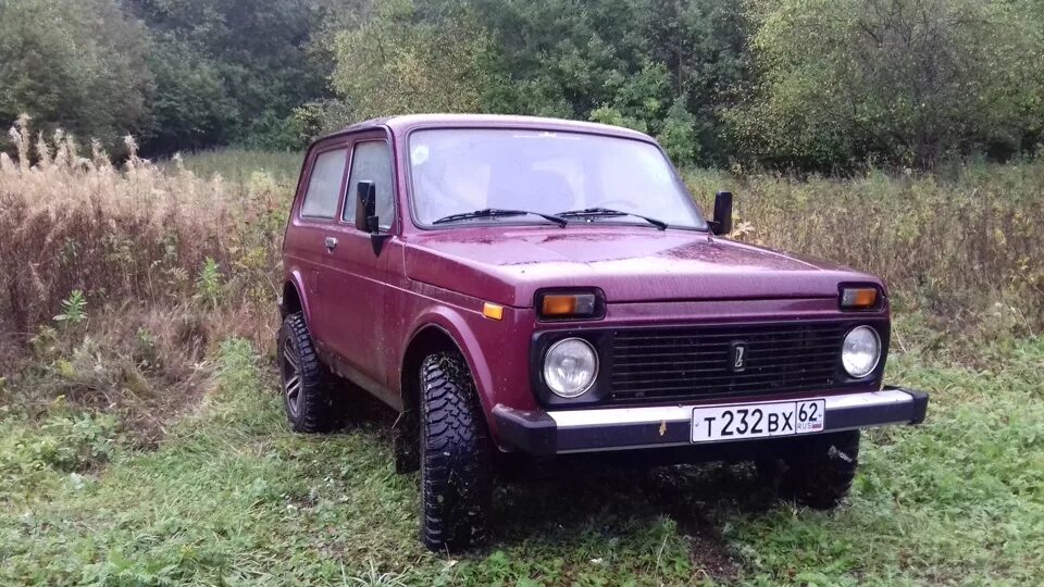 Нива баклажан фото Первые впечатления от вождения нивы по бездорожью - Lada 4x4 3D, 2 л, 2002 года 