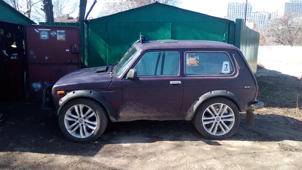 Нива баклажан фото 20-тые тапки часть 2 - Lada 4x4 3D, 1,8 л, 1999 года стайлинг DRIVE2