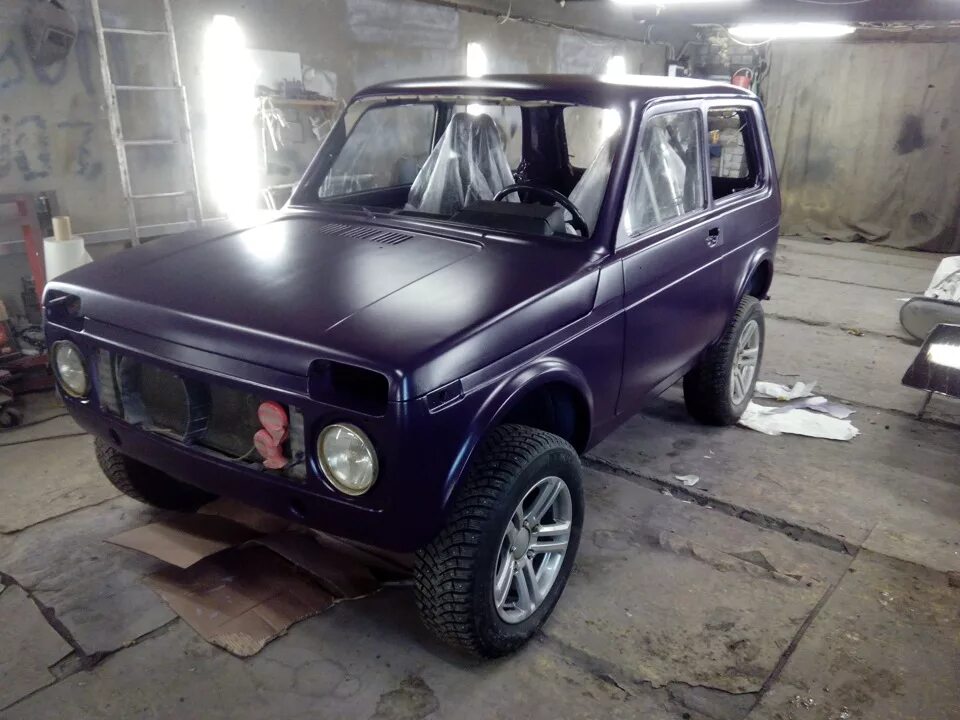 Нива баклажан фото операция РАПТОР - Lada 4x4 3D, 1,7 л, 2002 года кузовной ремонт DRIVE2