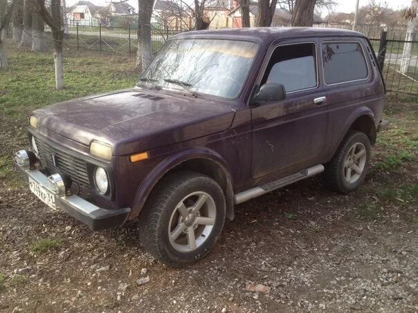 Нива баклажан фото Ящик цвета баклажан открыт) - Lada 4x4 3D, 1,7 л, 2000 года наблюдение DRIVE2