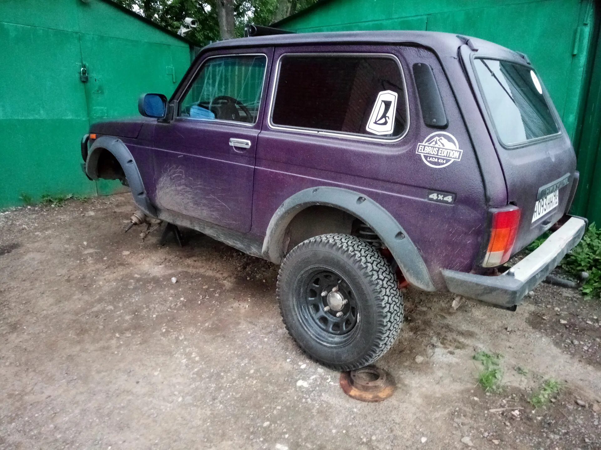 Нива баклажан фото Ступичные подшипники - Lada 4x4 3D, 1,8 л, 1999 года расходники DRIVE2