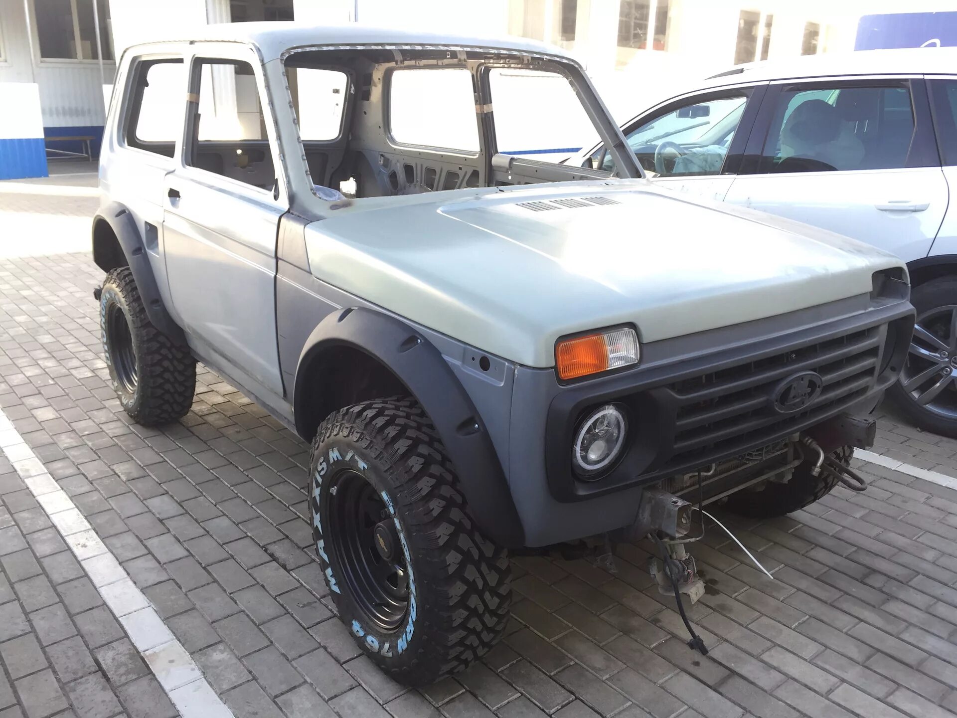 Нива барс фото Сборка перед окраской - Lada 4x4 3D, 2 л, 1984 года кузовной ремонт DRIVE2