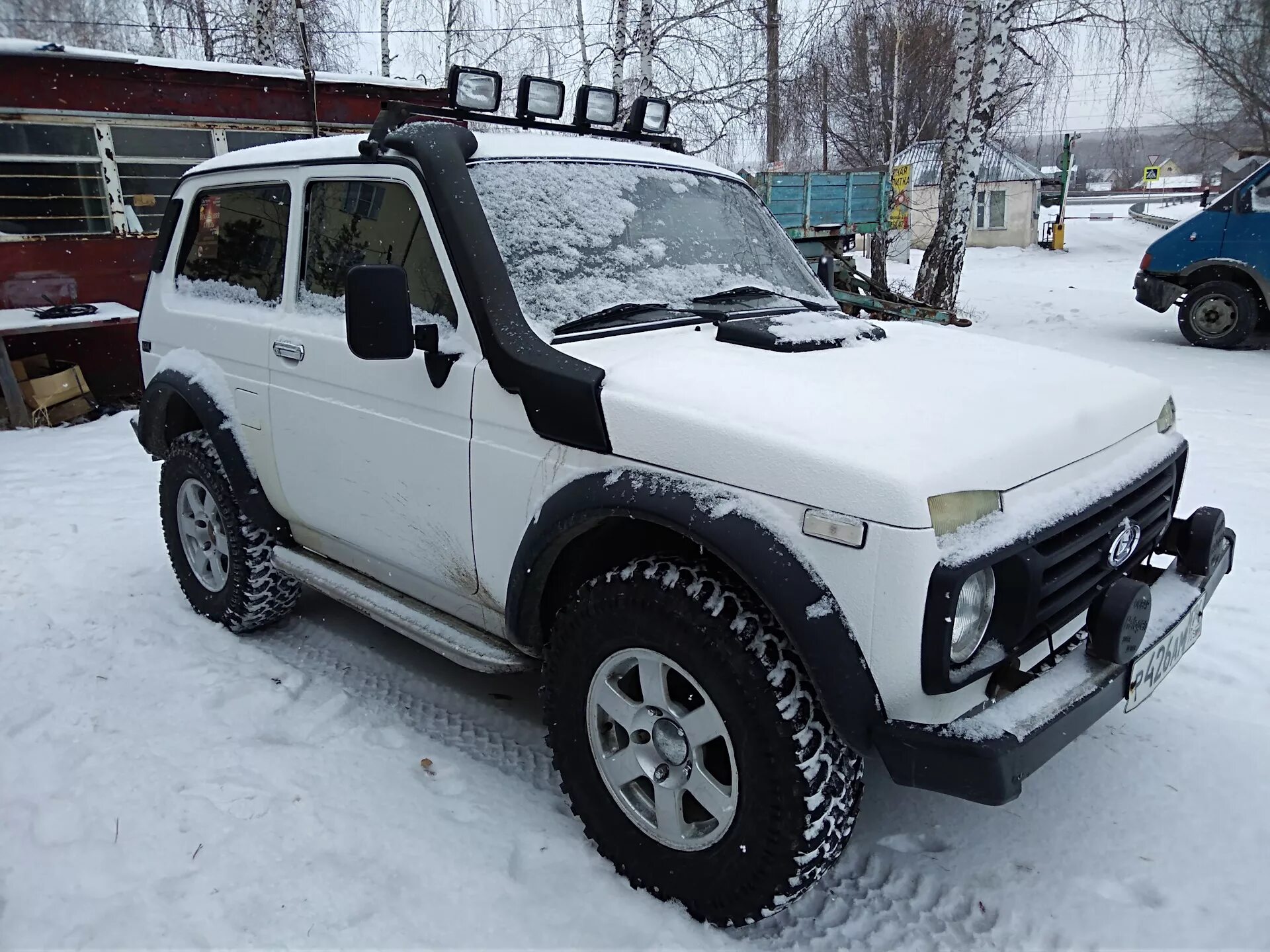Нива барс фото Накладка АПС на капот и на уши - Lada 4x4 3D, 1,7 л, 2007 года фотография DRIVE2