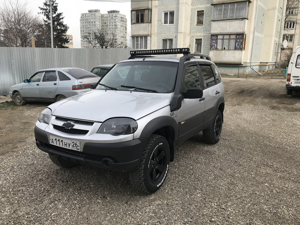 Нива бертоне фото Ну всё "зачернился"! - Chevrolet Niva, 1,8 л, 2007 года стайлинг DRIVE2